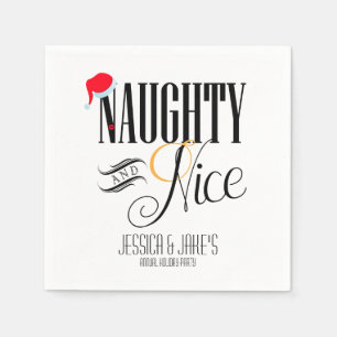 Naughty en Nice Holiday Servetten