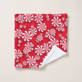 Naughty en Nice Kerstmis Bad Handdoek (Wasdoekje)