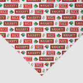 Naughty en Nice Kerstmis Tissuepapier (Detail)