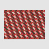 Naughty en Nice Kerstmis Tissuepapier (Voorkant)