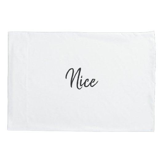 Naughty en Nice kussen Kussensloop (Achterkant)