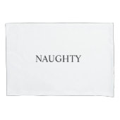 Naughty en Nice kussen Kussensloop (Voorkant)