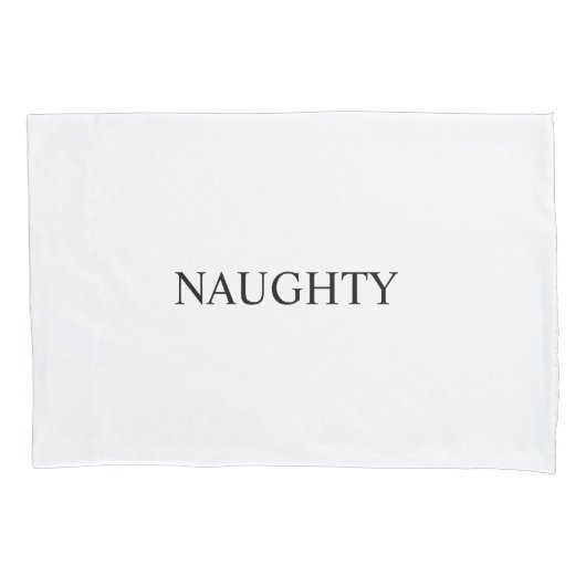 Naughty en Nice kussen Kussensloop (Voorkant)