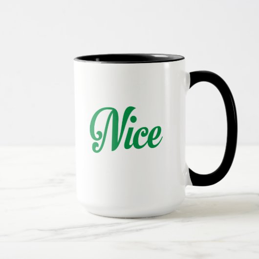 Naughty et Nice Christmas Mug (Droite)