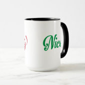 Naughty et Nice Christmas Mug (Devant droit)