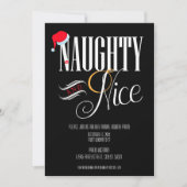 Naughty et Nice Fêtes Invitations (Devant)