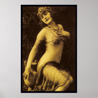 Naughty Flapper Girl Poster