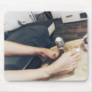 Naughty foot muismat