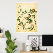 Naughty Frogs Poster (Thuiskantoor)