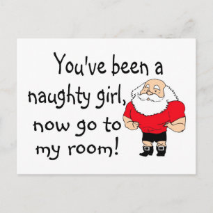 Naughty Girl gaat naar mijn kamer Briefkaart