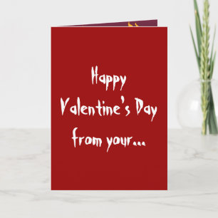 Naughty Girl Happy Valentine's Day Greetings Card Feestdagen Kaart