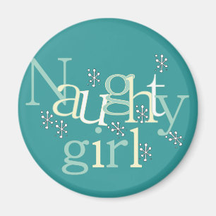 Naughty Girl Tshirts en Gifts Magneet