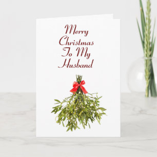 **NAUGHTY HUSBAND* LOOF OP CHRISTMAS FEESTDAGEN KAART