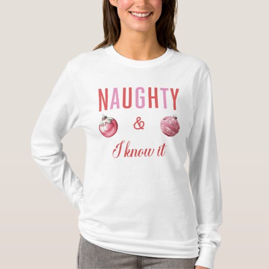 Naughty & I Kit It Long Sleeve T-Shirt (Devant)