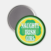 Naughty Irish Girl Magneet (Voorkant / Achterkant)
