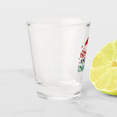 Naughty is de nieuwe leuke kerstman shot glas (Links)