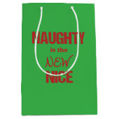 Naughty is het NIEUWE Nice Medium Cadeauzakje (Voorkant)