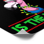 Naughty Is The New Nice Christmas Santa Xmas Premi Poster (Hoek)