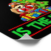 Naughty Is The New Nice Christmas Santa Xmas Premi Poster (Hoek)