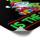 Naughty Is The New Nice Christmas Santa Xmas Premi Poster (Hoek)