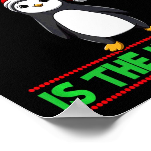 Naughty Is The New Nice Christmas Santa Xmas Premi Poster (Hoek)