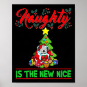 Naughty Is The New Nice Christmas Santa Xmas Premi Poster (Voorkant)