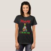 Naughty Is The New Nice Christmas Santa Xmas Premi T-shirt (Voorkant volledig)