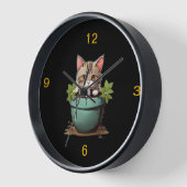 Naughty Kat Clock (Hoek)