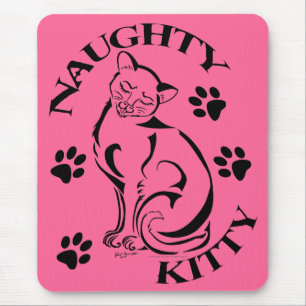 Naughty Kat Mousepad Muismat