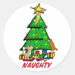 Naughty Katten Stickers