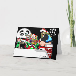 Naughty-kerstkaart Feestdagen Kaart