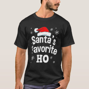 Naughty Kerstmis, Naughty Adult Pajama, Mannen Wom T-shirt