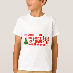 Naughty Kerstmis T-shirt