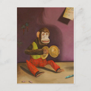 naughty kind detail (aap) briefkaart