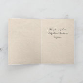 Naughty Kitten Kerst Kaart (Binnen)