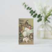 Naughty Kittens Visitekaartje (Staand voorkant)