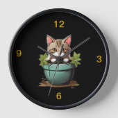 Naughty Kitty Horloge (Recto)