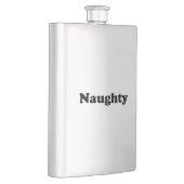 Naughty, lettres noires, flacon classique (Droite)