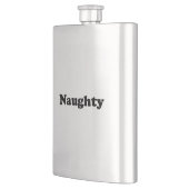 Naughty, lettres noires, flacon classique (Gauche)