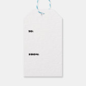 Naughty List Cadeaulabel (Achterkant)