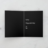 Naughty List Feestdagen Kaart (Binnen)