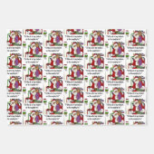 Naughty List Inpakpapier Vel (Voorkant 3)