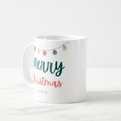 Naughty List Joyeux Noël Mug (Devant gauche)