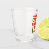 NAUGHTY LIST SHOT GLAS (Links)