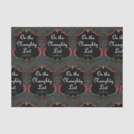 Naughty List Tissuepapier