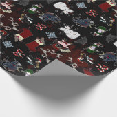 NAUGHTY LIST WRAPPING PAPIER (Hoek)