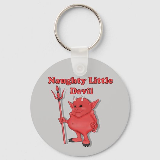 Naughty Little Devil Sleutelhanger (Voorkant)
