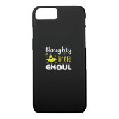 Naughty Little Ghoul Funny Halloween Design Case-Mate iPhone Case (Achterkant)