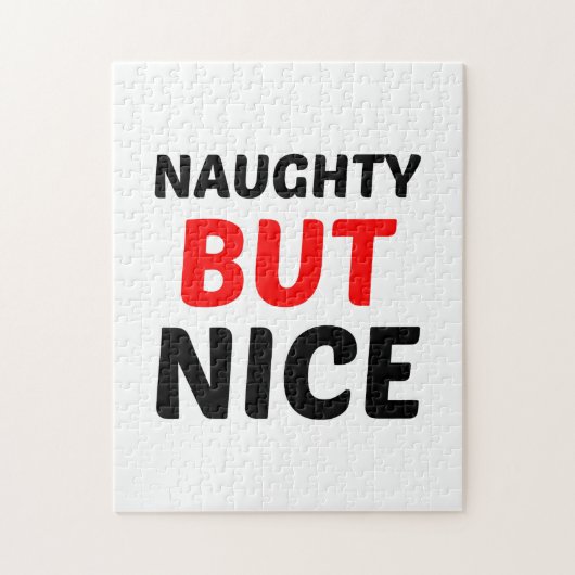 NAUGHTY MAAR NICE LEGPUZZEL (Verticaal)