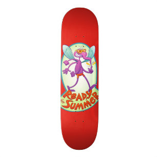 Naughty mug klaar om je deze zomer te bijten skateboard